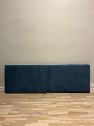 Cabecera cama azul - 2 paneles