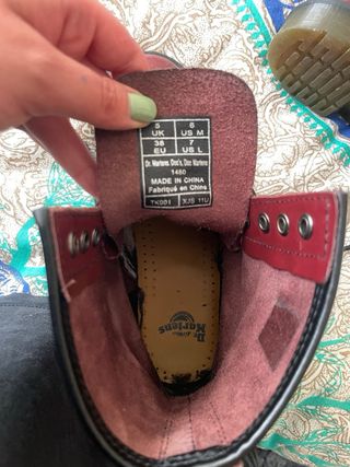 Botas Dr. Martens rojas