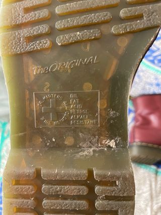 Botas Dr. Martens rojas