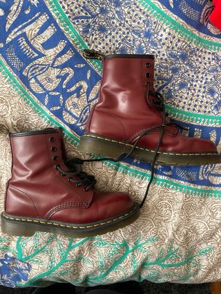 Botas Dr. Martens rojas