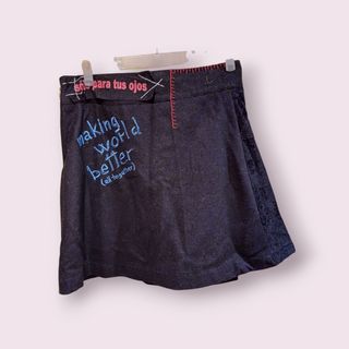 Mini Falda Desigual Negra