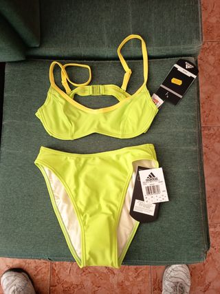 Bañador Adidas Verde Talla 36