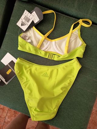 Bañador Adidas Verde Talla 36
