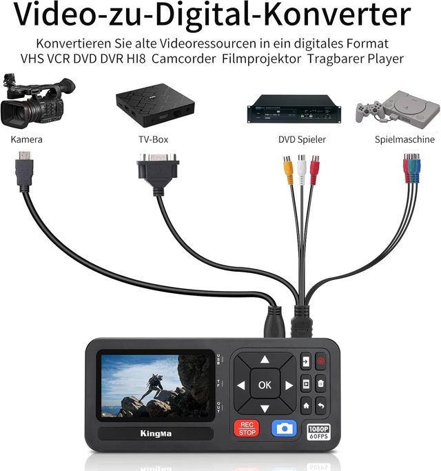 Grabador Vídeo King Ma 3" 1080P 60fps