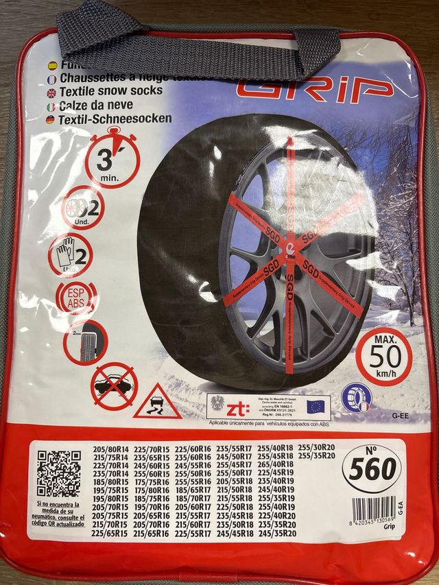 Catene da neve in tessuto Grip No. 560