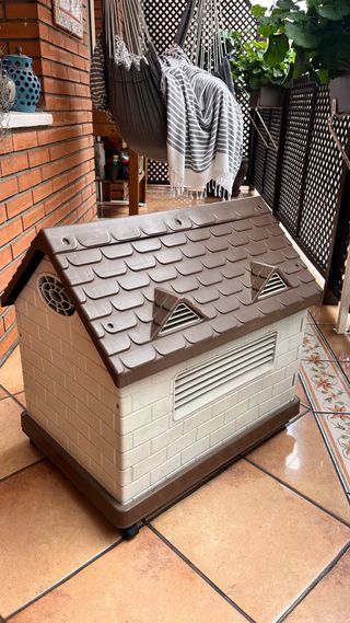 Caseta perro pequeña - marrón beige
