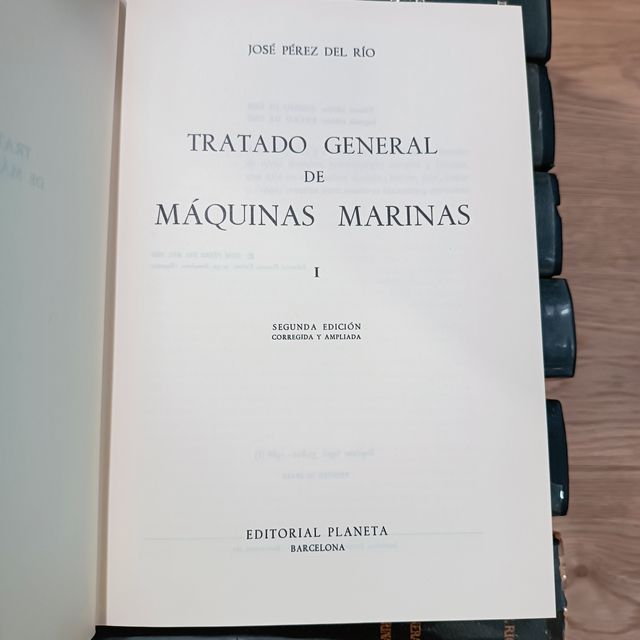 TRATADO GENERAL DE MAQUINAS NAVALES ED. PLANETA