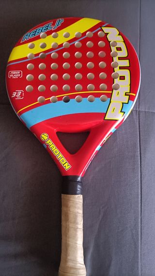 Palas pádel + 3 pelotas, con funda