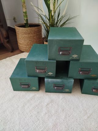 Lote Archivadores vintage (6 unidades)