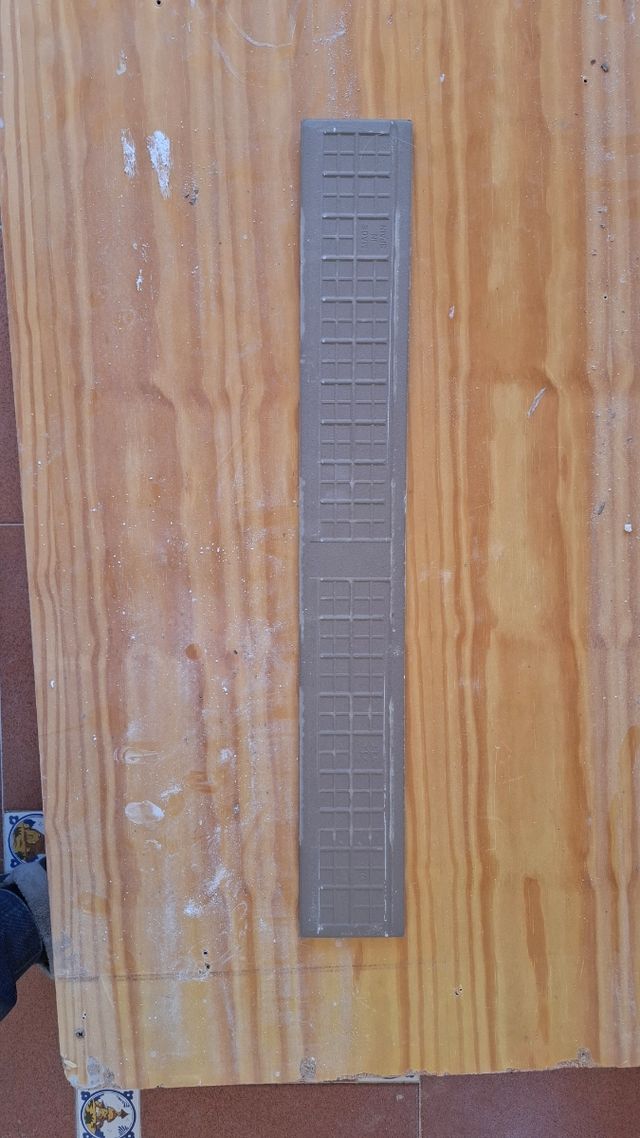 Rodapié cerámico blanco 60x8cm