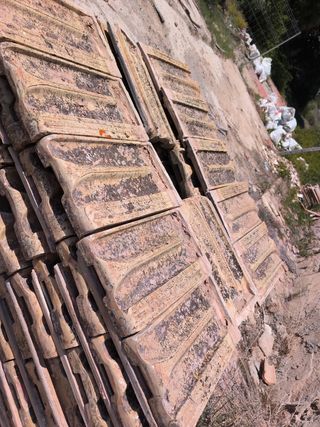 Tejas alicantinas usadas