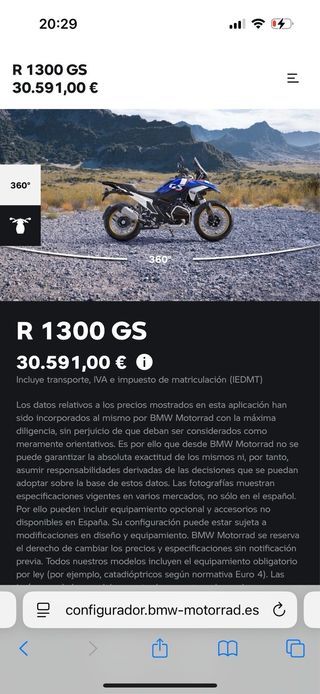 BMW R 1300 GS Trophy  Impecable