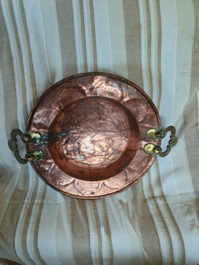 Brasero cobre antiguo