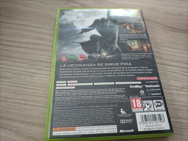 Dishonored Xbox 360