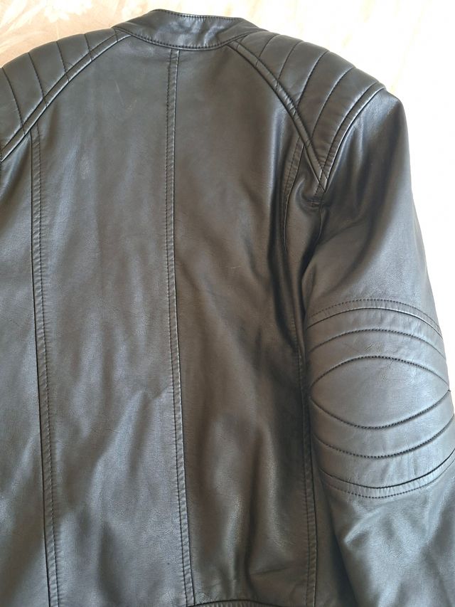 Cazadora cuero niño Zara