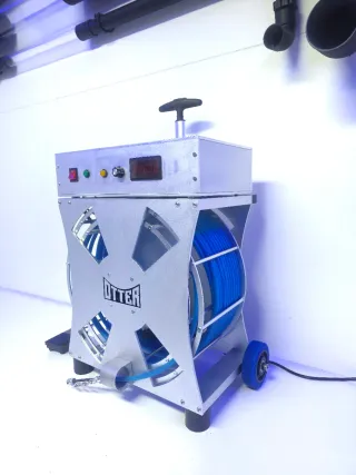 Máquina desatasco en seco y resinado