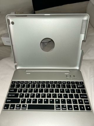 Funda teclado Ipad +base de carga A1381 + soporte.