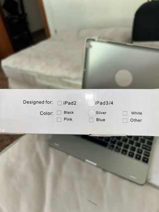 Funda teclado Ipad +base de carga A1381 + soporte.