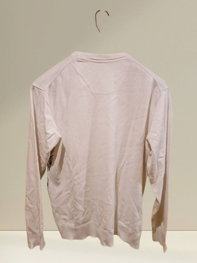 Jersey punto hombre Easy Wear - Azul/Blanco