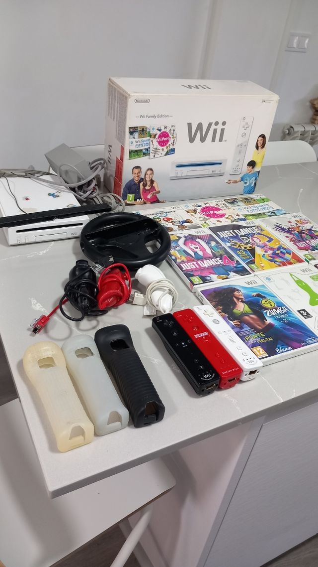 Wii Family Edition Blanca + Juegos