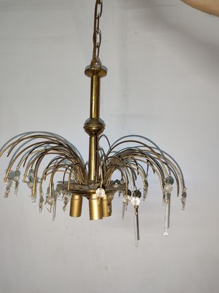 Candelabro dorado vintage