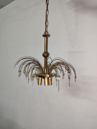 Candelabro dorado vintage
