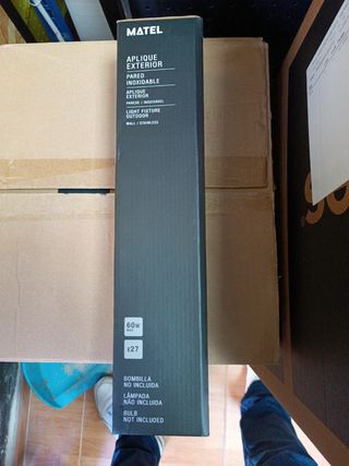 Aplique exterior MATEL IP44 inox