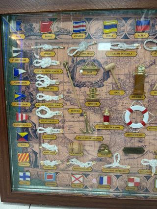 Cuadro Nudos Marineros - Decoración Náutica