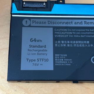 2 x Batería Dell 5tf10 plus t54fj