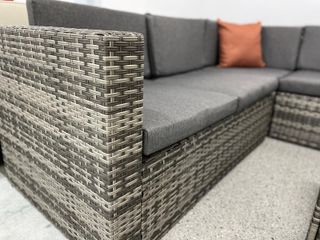 Rinconera jardín gris + mesa - Envío Gratis