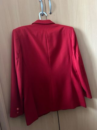 Chaqueta roja mujer 