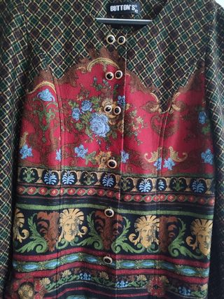 Chaqueta Button's vintage multicolor