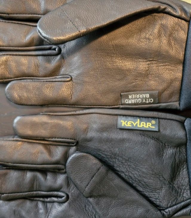 Guanti antitaglio in pelle neri city guard barrier