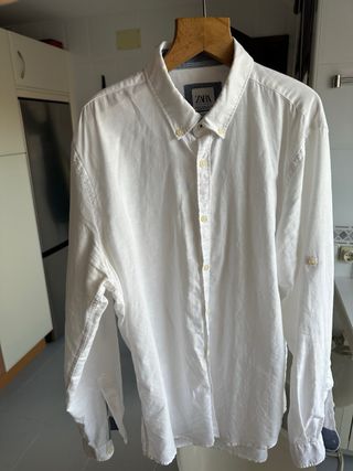 Camisa blanca Zara - Lino