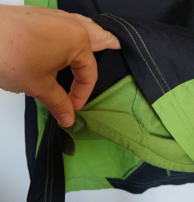 Vestido Skunkfunk verde y negro