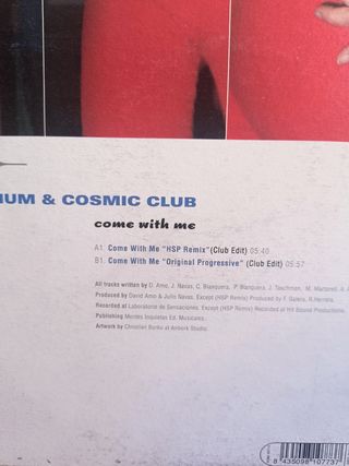 Vinilo Millennium & Cosmic Club - Come With Me