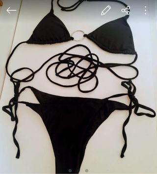 Bikini negro - Brasileña
