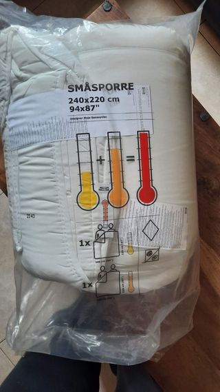 SMÅSPORRE Edredón Ikea 4 estaciones, 240x220 cm