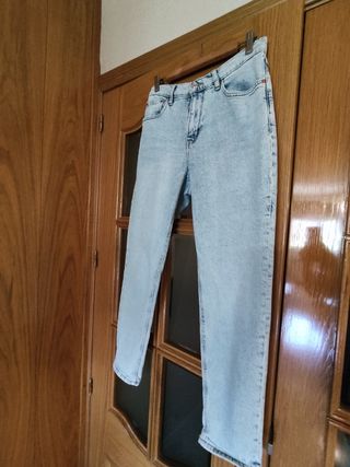 Vaqueros Mango - Talla 36 - Azul Claro