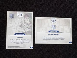 Lote cromos Lamine Yamal panini club