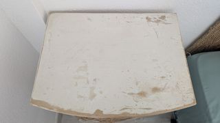 Cajonera mimbre-madera vintage