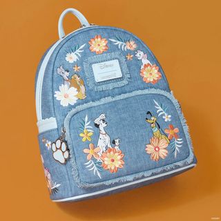 Loungefly Disney Gatos y Perros Denim Mini Mochila