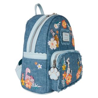 Loungefly Disney Gatos y Perros Denim Mini Mochila