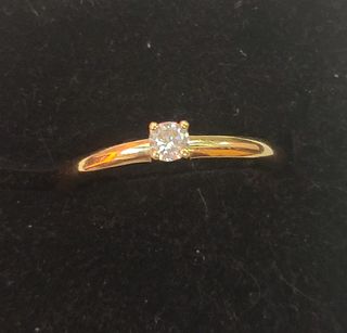 Anillo solitario diamante