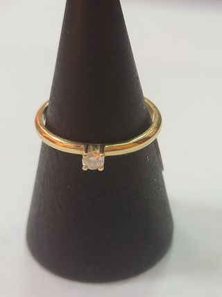 Anillo solitario diamante