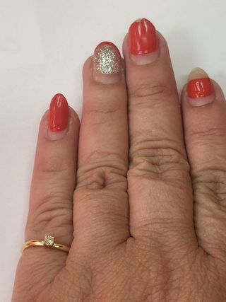 Anillo solitario diamante