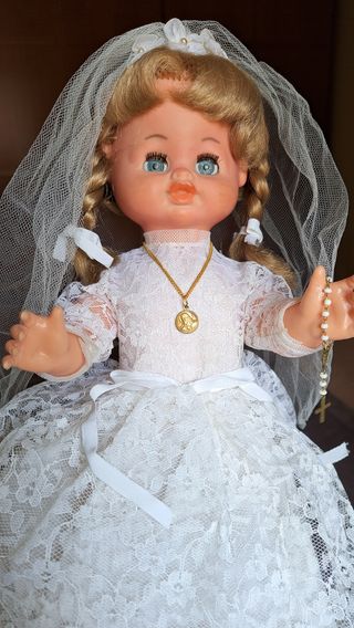 Muñeca comunión vintage