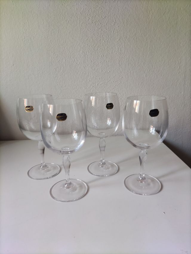 4 Copas Bohemia Cristal