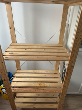 Estanteria madera 4 baldas