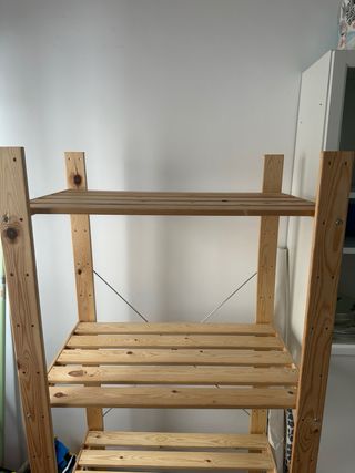 Estanteria madera 4 baldas